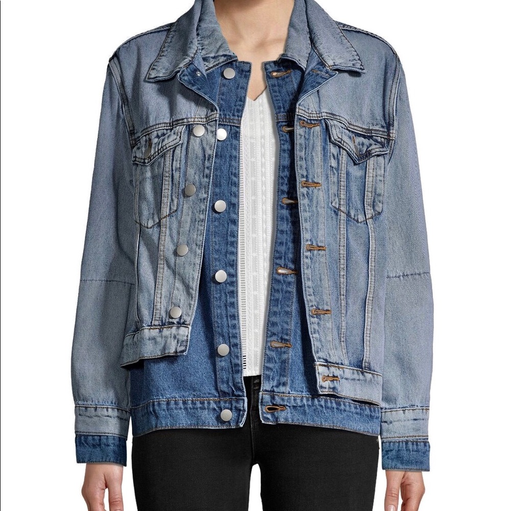Lea & Viola Twofer Denim Jacket